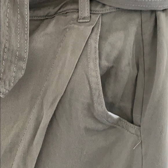 Army Green Wrap Skirt - Picture 4 of 5